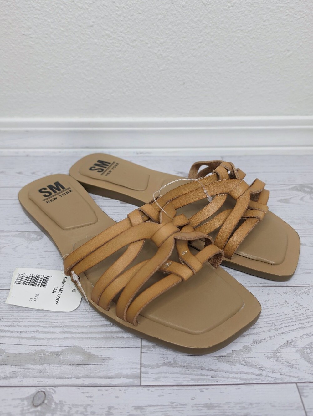 SM New York Melody Sandal Tan Women's Size 7 NWT
